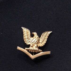 Gold Eagle Brooch